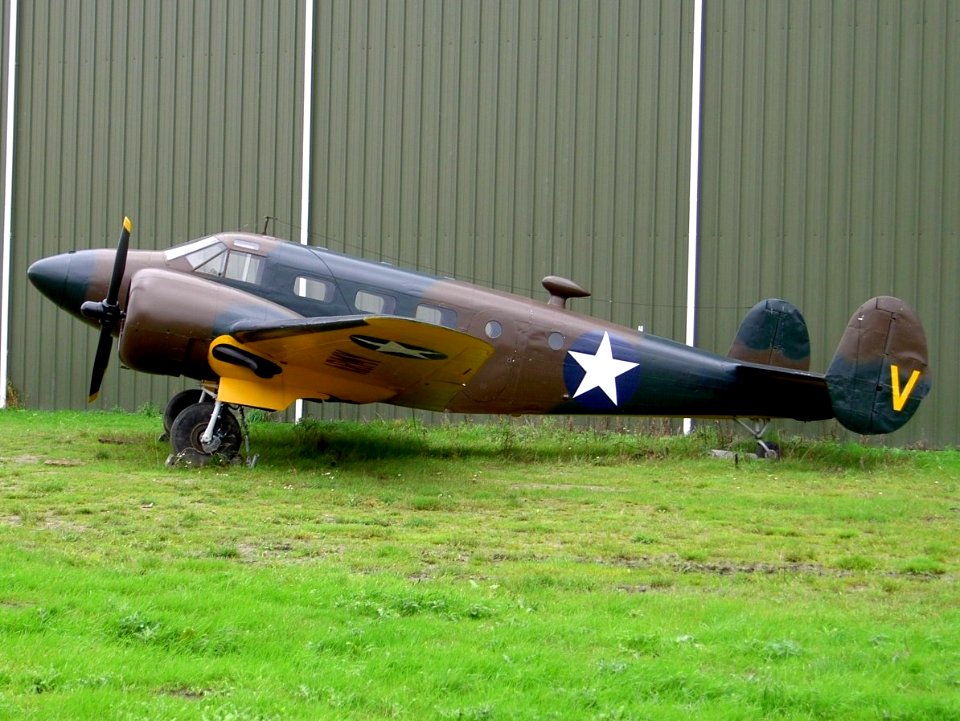 Beech 18 22423 at Lelystad (LEY - EHLE), The Netherlands, 03 October 2004
