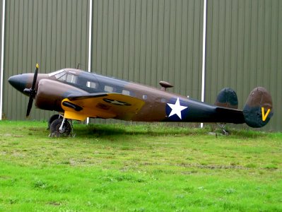 Beech 18 22423 at Lelystad (LEY - EHLE), The Netherlands, 03 October 2004