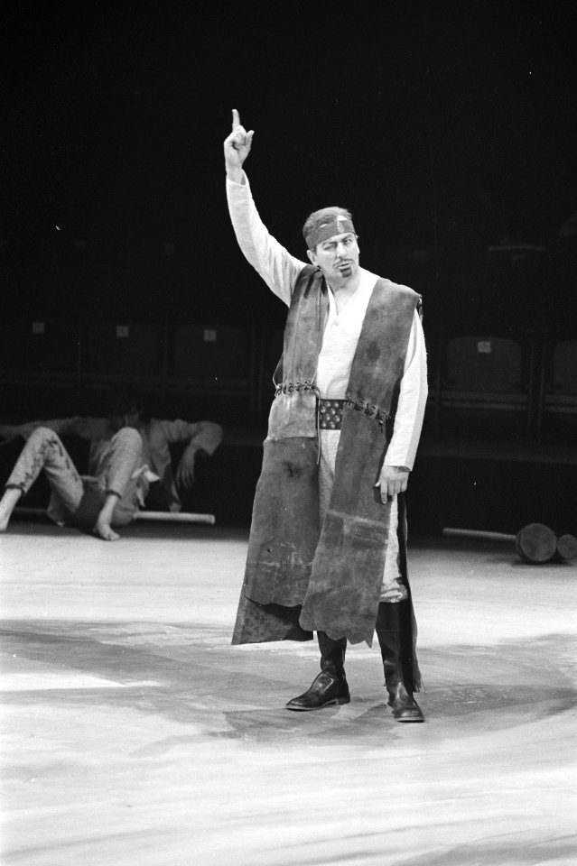 Beeld van de repetitie met Guus Hermus als Pentheus, Bestanddeelnr 924-6333