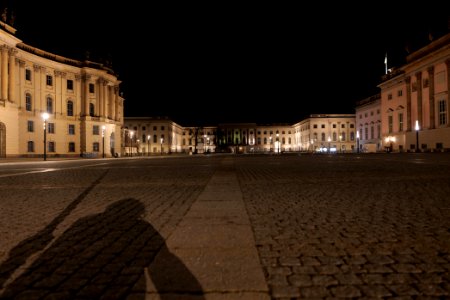Bebelplatz Berlin-Mitte at night 2021-01-17 01