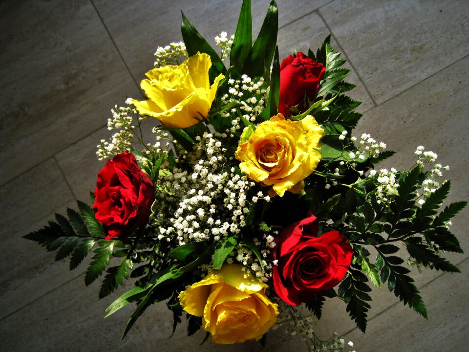 Roses bouquet love symbol