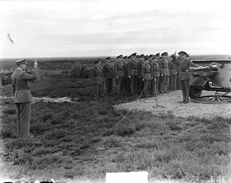 Beediging 34 officieren Oldebroek (artillerie), Bestanddeelnr 903-4062