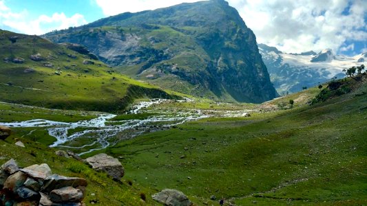 Beautiful Jojibal region on the Sheshnaag lake trek route in Jammu Kashmir India