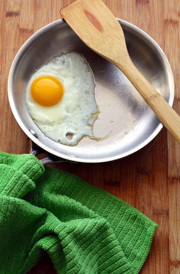 Skillet spatula food photo