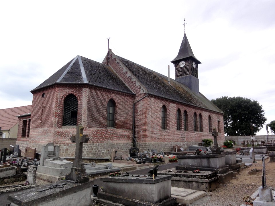 Beaumont-en-Beine (Aisne) église de la Nativité-de-la-Sainte-Vierge