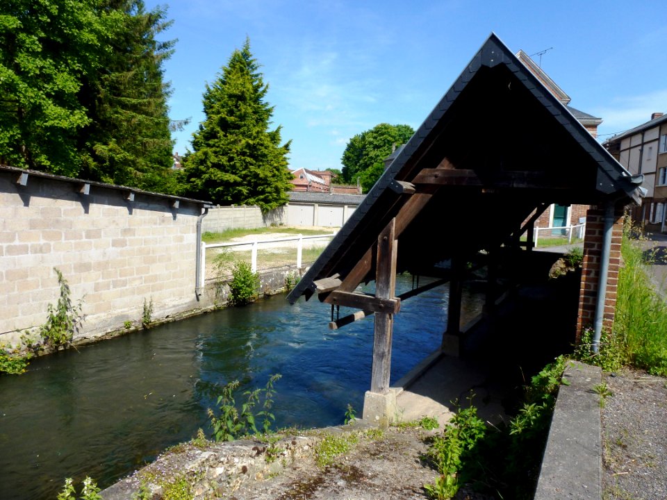 Beaumont-le-Roger (Eure, Fr) lavoir