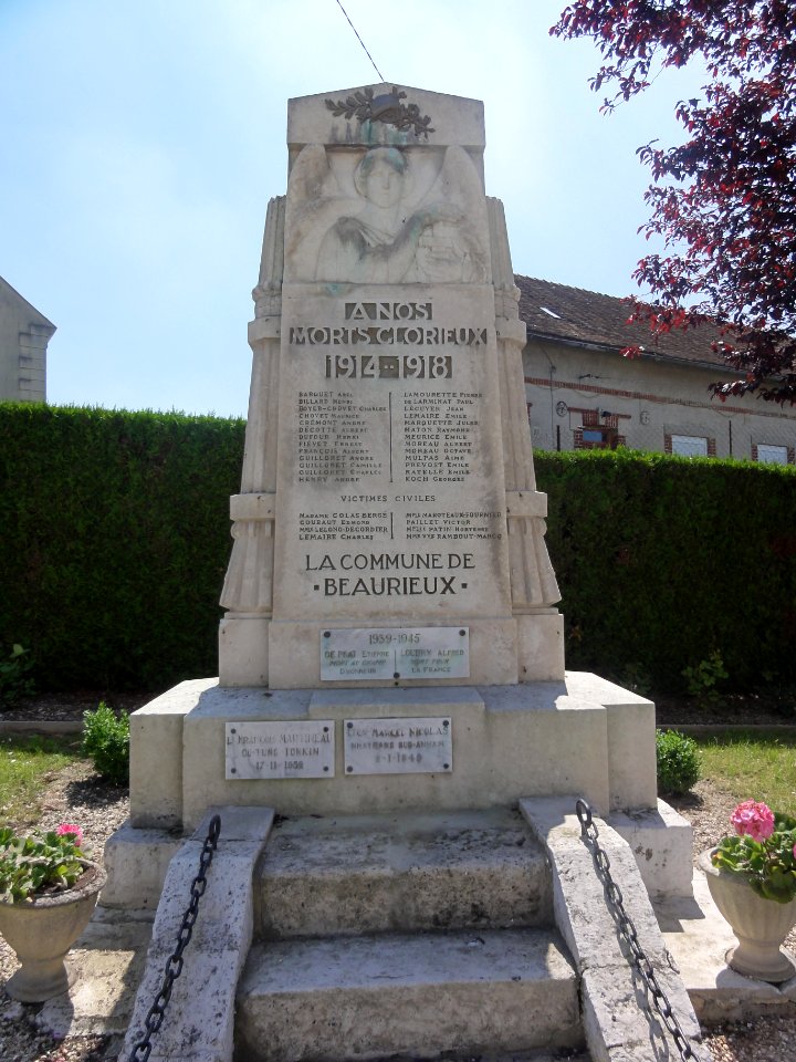 Beaurieux (Aisne) Monument aux morts