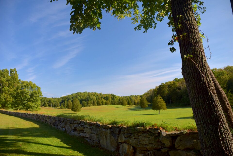 Wall countryside landscape