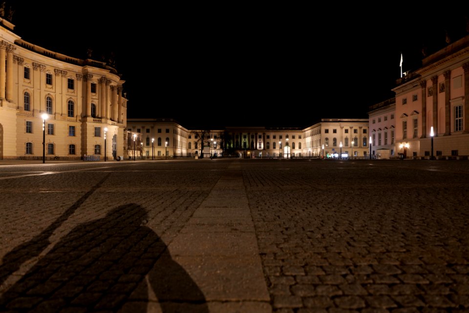 Bebelplatz Berlin-Mitte at night 2021-01-17 02