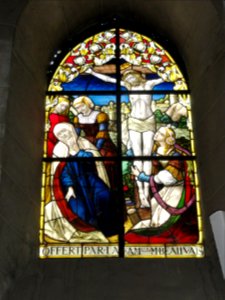 Beaumont-sur-Sarthe (Sarthe) église, vitrail 03