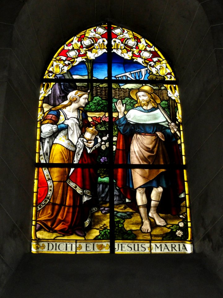 Beaumont-sur-Sarthe (Sarthe) église, vitrail 05