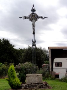 Beaumont-en-Beine (Aisne) croix de chemin