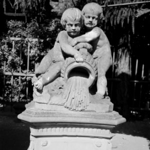 Beeld gemaakt door Johann Peter Wagner in de tuin van Residenz Würzburg, Bestanddeelnr 254-3964