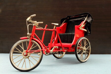 Rickshaw bike tricycle photo