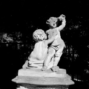 Beeld gemaakt door Johann Peter Wagner in de tuin van Residenz Würzburg, Bestanddeelnr 254-3962