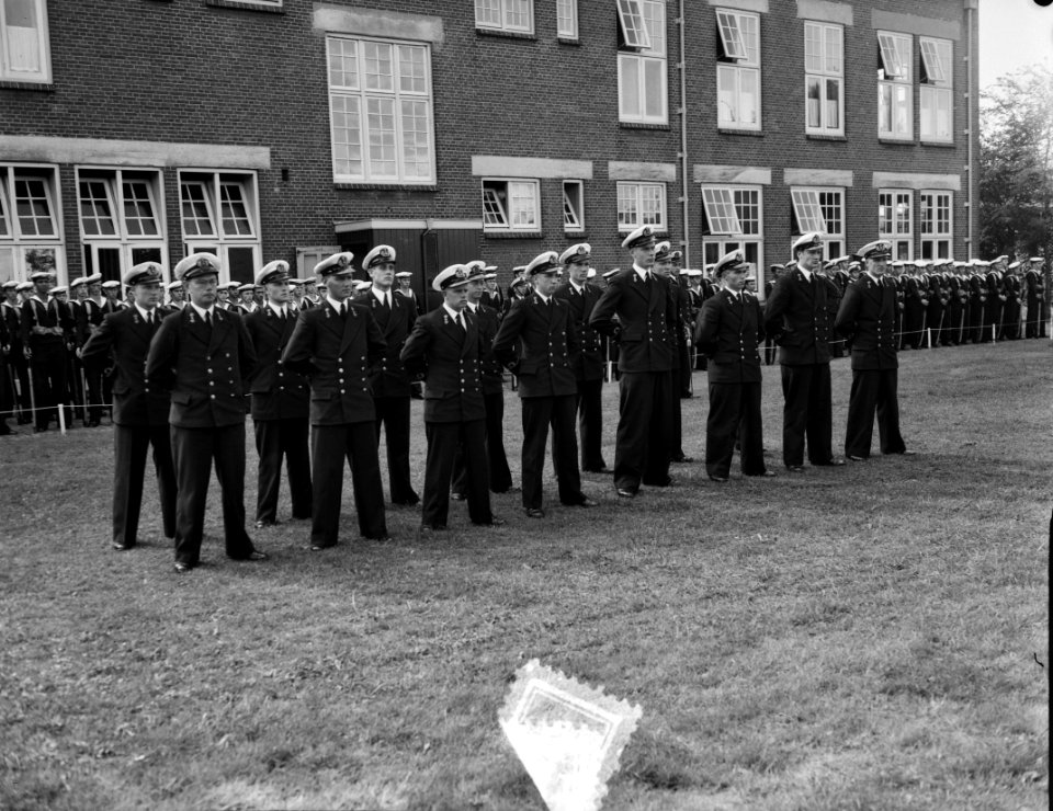 Beediging van officieren Mijnendienstschool Den Helder, Bestanddeelnr 905-2941