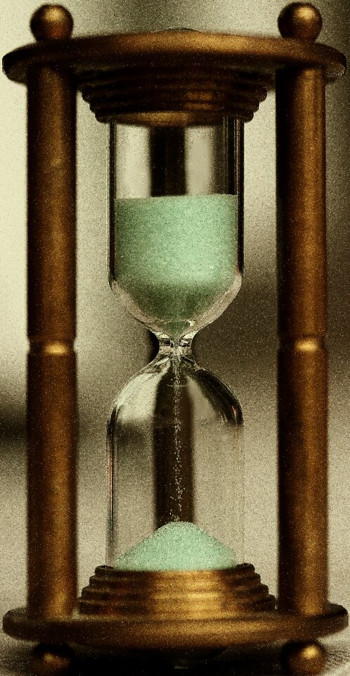 Amount of time timepiece brass