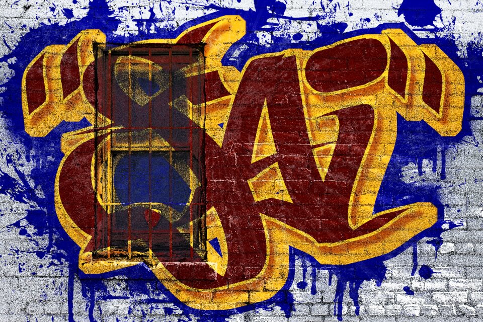 Street art graffiti wall graffiti art
