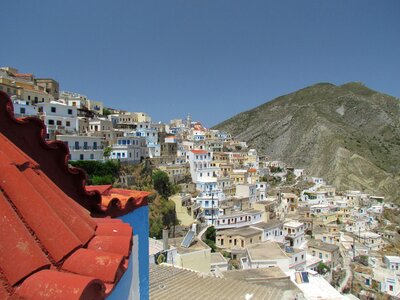 Colorful tourist village