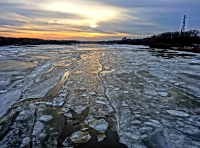 Bdg Vistula sunset 8 02-2014