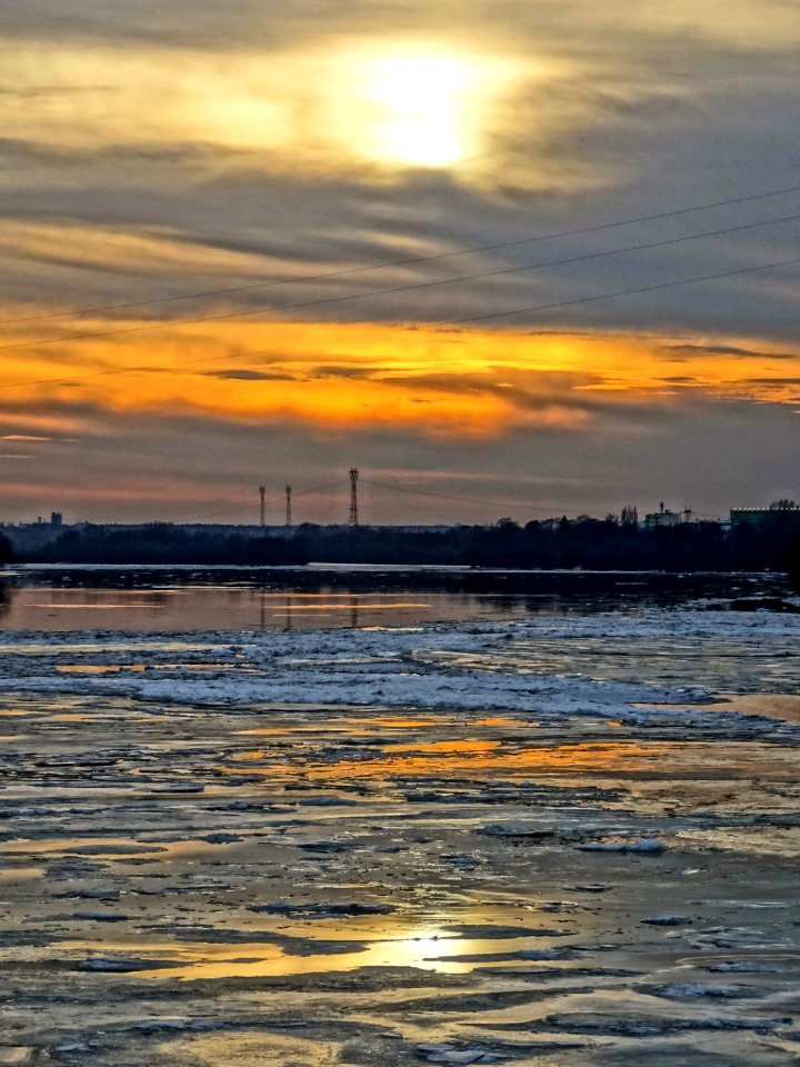 Bdg Vistula sunset 4 02-2014