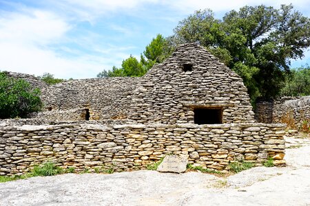 Museum stone cottages village