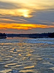 Bdg Vistula sunset 6 02-2014