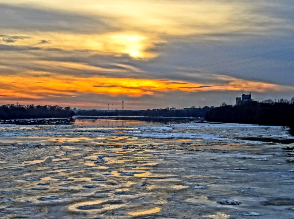 Bdg Vistula sunset 5 02-2014