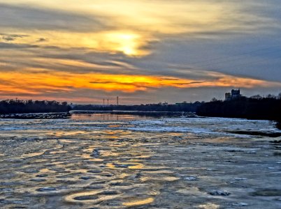 Bdg Vistula sunset 5 02-2014