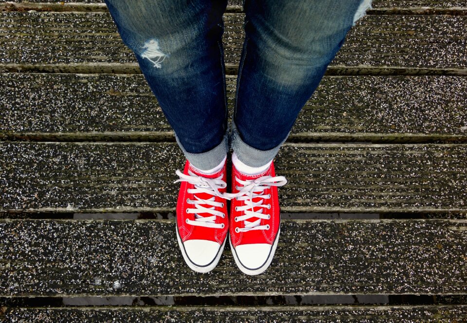 Legs female woman