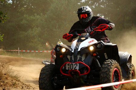 Atv quad motocross ride