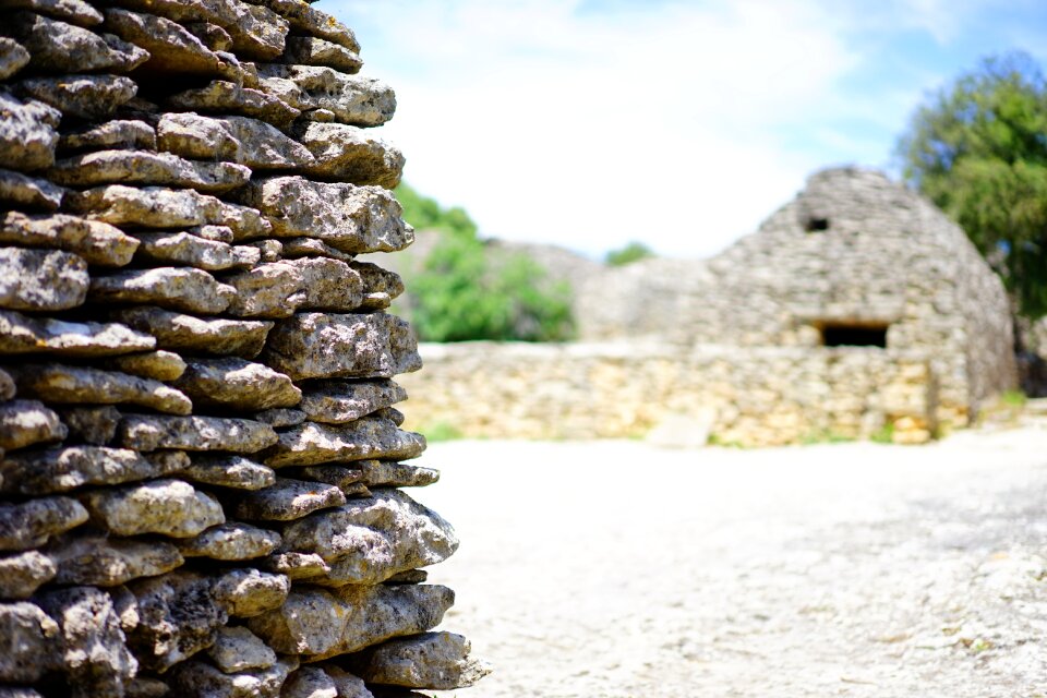 Museum stone cottages village