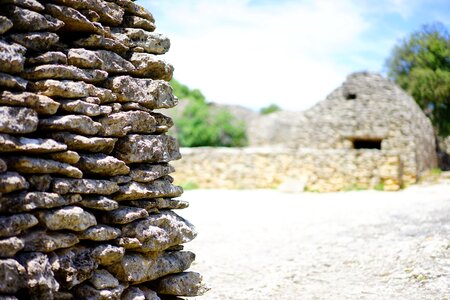 Museum stone cottages village