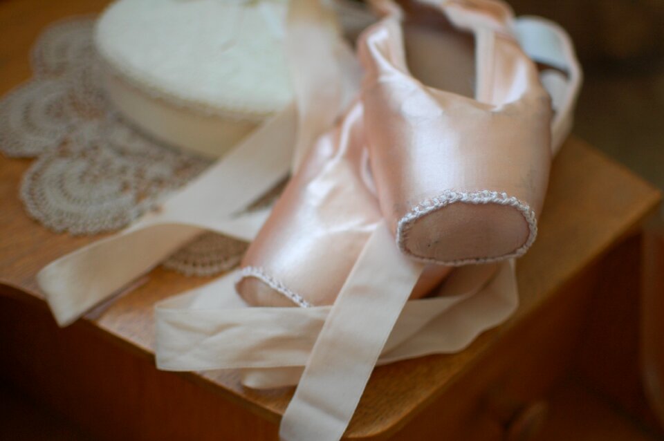 Dance ballerina satin photo