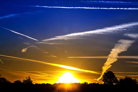 Sky skies rays photo