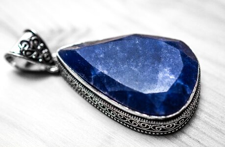 Jewel gem blue photo