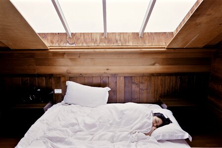 Bedroom sleeping dream photo