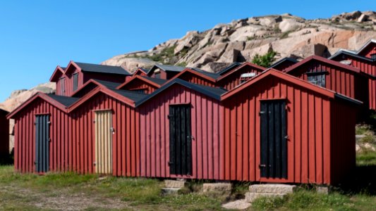 Beach huts at Stångehuvud 6 photo