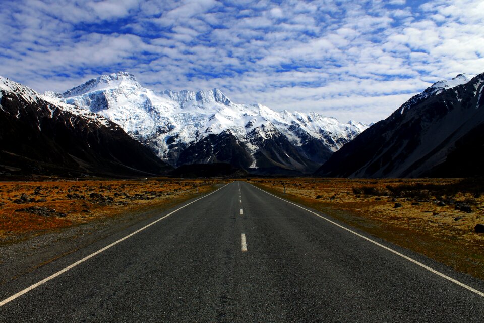 New zealand winter wasteland