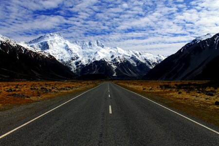 New zealand winter wasteland