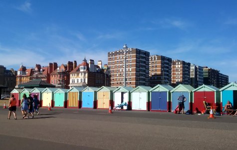 Beach Huts at King's Esplanade, Hove (September 2019)
