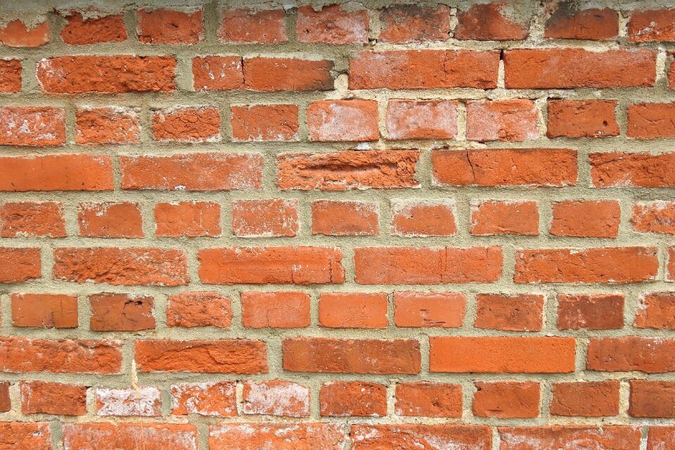 Red texture brick wall
