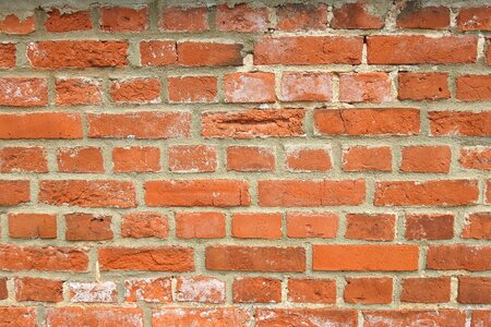 Red texture brick wall photo