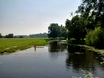 Beach on River Trubizh in Pereiaslav-Khmelnytskyi