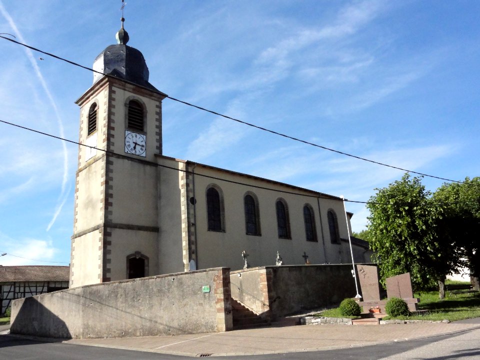 Belles-Forêts (Moselle) église Saint-Remi de Bisping