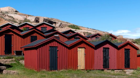 Beach huts at Stångehuvud 2