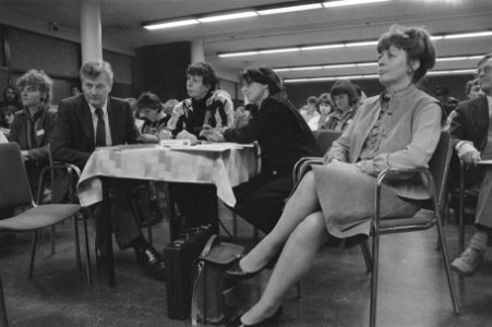 Beleidsconferentie Wilma wil werk, aan het werk voor Wil over arbeidsmarktposit, Bestanddeelnr 933-2215