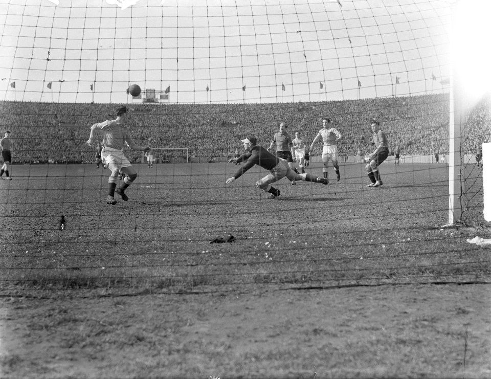 Belgie tegen Nederland 2-0 Van de Sluis redt, Bestanddeelnr 903-9148
