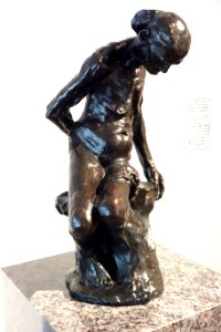Belle Heaulmière by Auguste Rodin, 1885-1887, bronze, view 1 - National Museum of Western Art, Tokyo - DSC08575