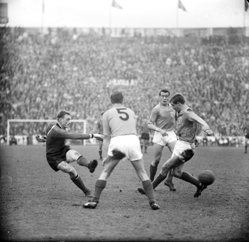 Belgie tegen Holland 0-0, Belg Jurion, Veldhoen, Schrijvers, Haak, Bestanddeelnr 916-2091